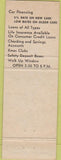 Matchbook Cover - Pen Argyl National Bank PA