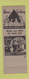 Matchbook Cover - Hall's 49 Lounge Bar Akron OH