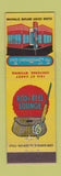 Matchbook Cover - Sportsman's Bar Cheyenne WY Rod & Reel Lounge