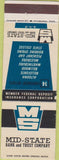 Matchbook Cover - Mid State Bank Altoona Bellwood Milesburg PA
