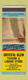 Matchbook Cover - Crystal Glen Tavern Glen Ellyn IL low phone #