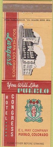 Matchbook Cover - Castle Hotel Castle CO