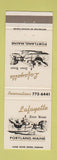 Matchbook Cover - Lafayette Town House Portland ME