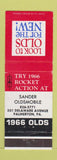 Matchbook Cover - 1966 Oldsmobile Sander Palmerton PA