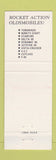 Matchbook Cover - 1966 Oldsmobile Sander Palmerton PA