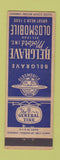 Matchbook Cover - Belgrave Oldsmobile General Tire Great Neck LI NY