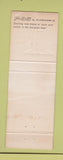 Matchbook Cover - F85 Oldsmobile AD Pelunis Lakewood OH