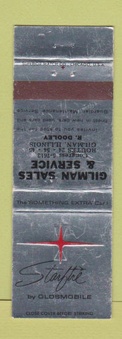 Matchbook Cover - Starfire Oldsmobile Gilman IL WEAR