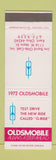 Matchbook Cover - 1972 Oldsmobile Kent OH Jim Baird Cadillac