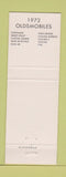 Matchbook Cover - 1972 Oldsmobile Kent OH Jim Baird Cadillac