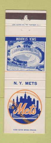 Matchbook Cover - New York Mets Baseball Shea Stadium Harry Stevens