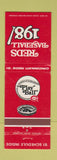 Matchbook Cover - 1981 Cincinnati Reds Baseball schedule WEAR