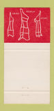 Matchbook Cover - H ST Jean & Fils St Hyacinthe QC 30 Strike