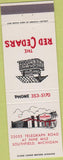 Matchbook Cover - Red Cedars Southfield MI