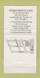 Matchbook Cover - Aruba Beach Cafe Fort Lauderdale by the Sea FL 30 Strike