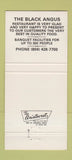 Matchbook Cover - The Black Angus Restaurant Virginia Beach VA 30 Strike