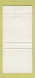 Matchbook Cover - Blue Waters Beach Hotel Antigua West Indies 30 Strike
