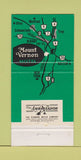Matchbook Cover - Mount Vernon Motel Albany NY 30 Strike