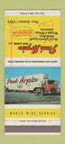 Matchbook Cover - Paul Arpin Trucking Providence RI 30 Strike