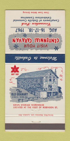 Matchbook Cover - Centennial Caravan Expo 1967 Oakville ON 30 Strike