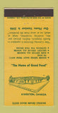 Matchbook Cover - Metcalfe's Restaurant Kingston ON 30 Strike