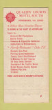 Matchbook Cover - Steven Rent Motel Petersburg VA 30 Strike