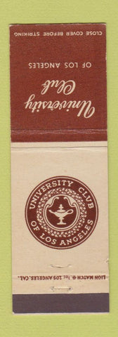 Matchbook Cover - University Club of Los Angeles CA