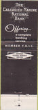 Matchbook Cover - Bank Cameron Elton Kinder Oberlin Sulphur Welsh LA