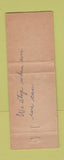 Matchbook Cover - Sherwood Drive In Salinas CA WEAR