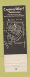 Matchbook Cover - Captain's Wharf Marina Del Rey CA