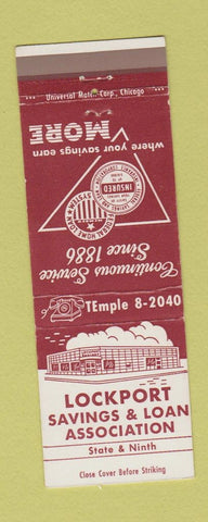 Matchbook Cover - Lockport Savings and Loan IL