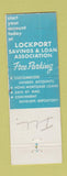 Matchbook Cover - Lockport Savings and Loan IL