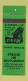 Matchbook Cover - Swedish Inn Smorgasbord Montrose CA