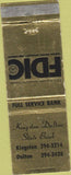 Matchbook Cover - Kingston Dalton State Bank GA