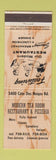 Matchbook Cover - Modern Tea Room Pizza QC?