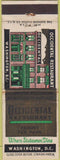Matchbook Cover - Occidental Restaurant Washington DC