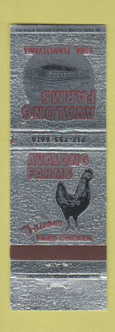 Matchbook Cover - Avalong Farms York PA