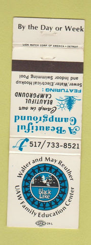 Matchbook Cover - Reuther UAW Family Education Center Blacklake MI