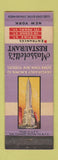 Matchbook Cover - Massoletti's Restaurant New York City