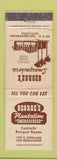 Matchbook Cover - George's Smorgasbord San Bernardino CA WEAR