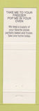 Matchbook Cover - Pizzeria Due Chicago IL girlie