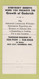 Matchbook Cover - Goderich ON Industrial Commission 30 Strike