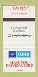 Matchbook Cover - Violette Motors Edmundston NB 30 Strike