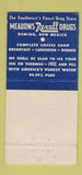 Matchbook Cover - Meadows Rexall Drug Stores Deming NM 30 Strike