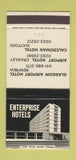 Matchbook Cover - Enterprise Hotels Renfrew Crawley Watford UK 30 Strike