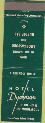 Matchbook Cover - Hotel Duckman Minneapolis MN