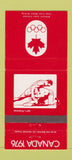 Matchbook Cover - 1976 Canada Olympics Wrestling RED 30 Strike