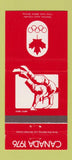 Matchbook Cover - 1976 Canada Olympics Judo RED 30 Strike