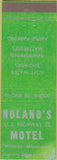 Matchbook Cover - Noland's Motel Willmar MN