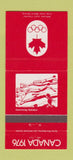 Matchbook Cover - 1976 Canada Olympics Swimming RED 30 Strike
